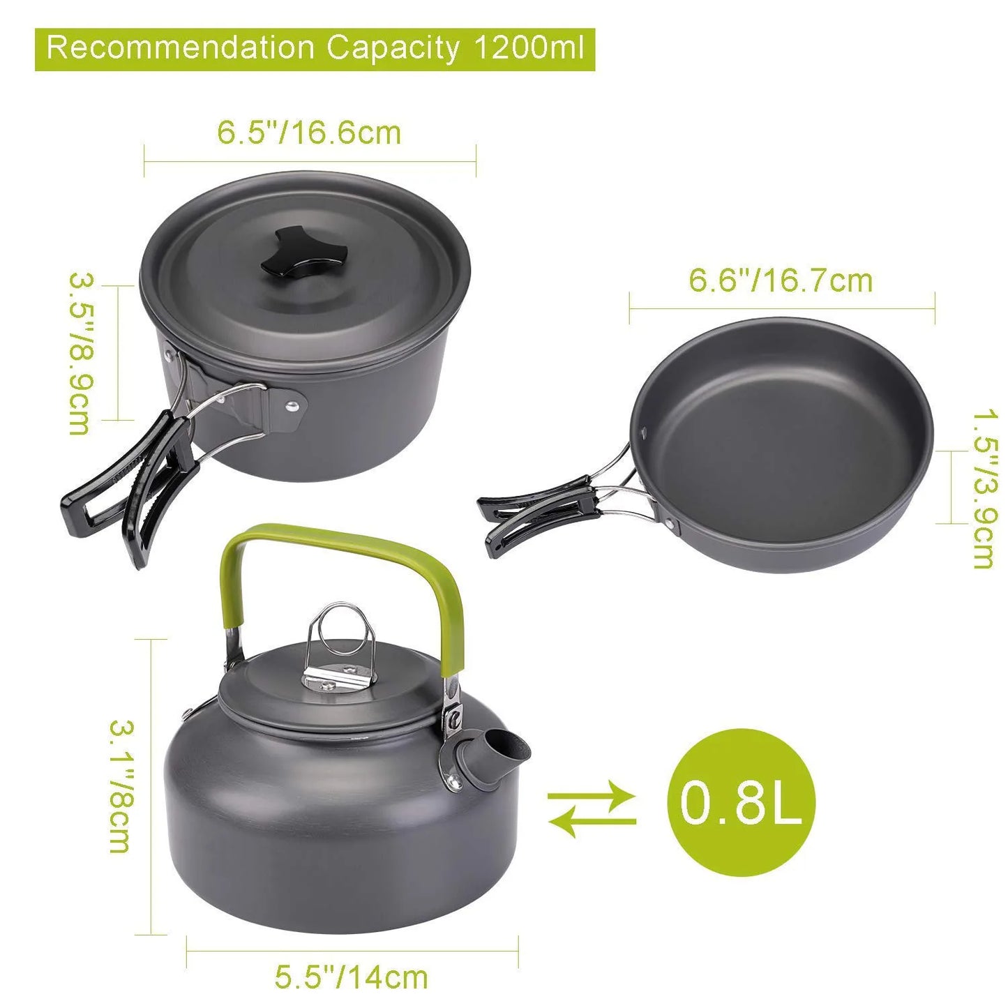 Camping Cookware. Super compact & super Lightweight