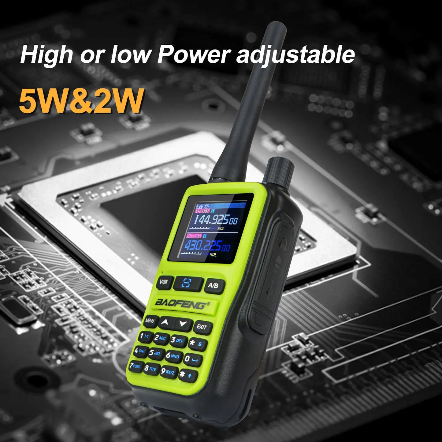 2PCS/Pack UV-5R Mini Dual Band Dual PTT Walkie Talkie