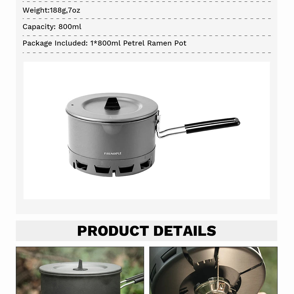 Ramen Pot - Ultralight Heat Exchanger