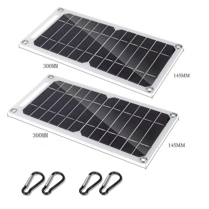 Solar Panel 5V  USB Type-C Charge Portable Flexible Kit