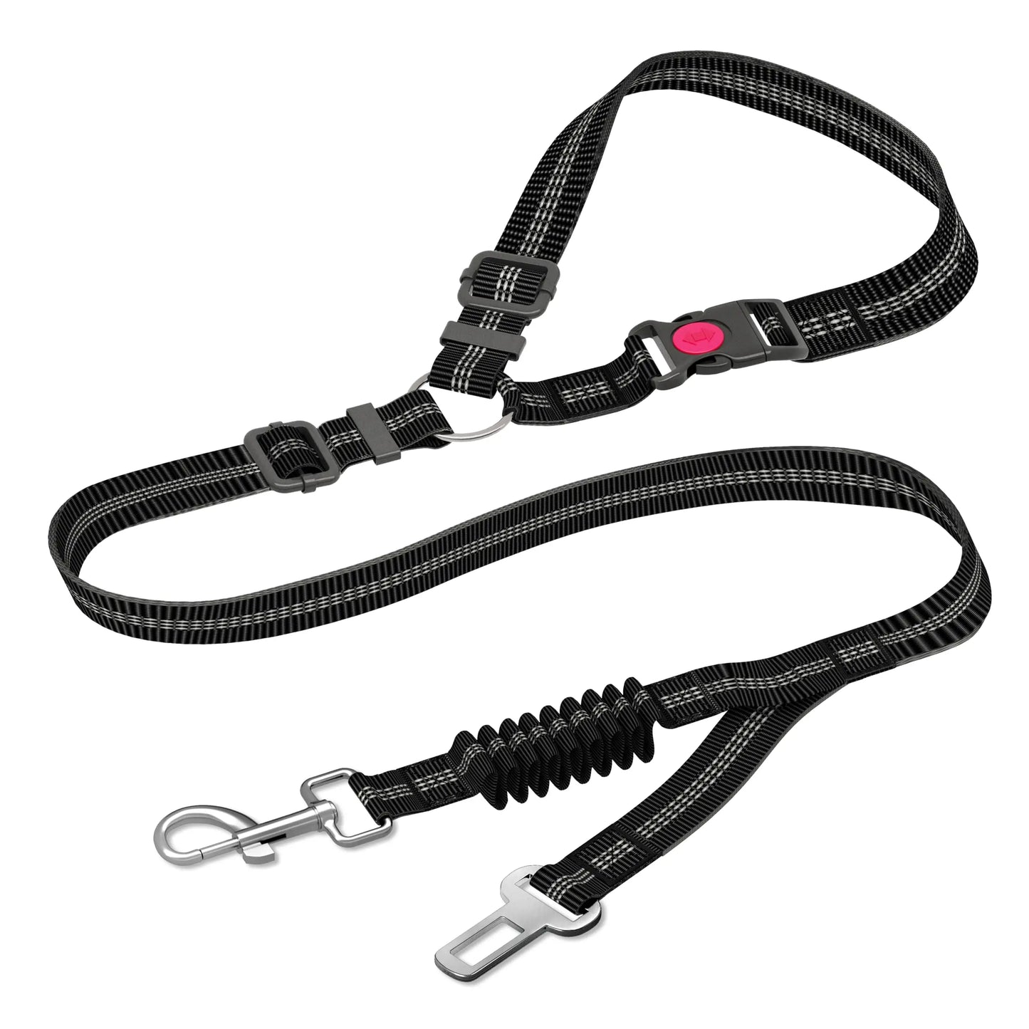 Adjustable Heavy Duty Dog Car Seat Belt - Nylon