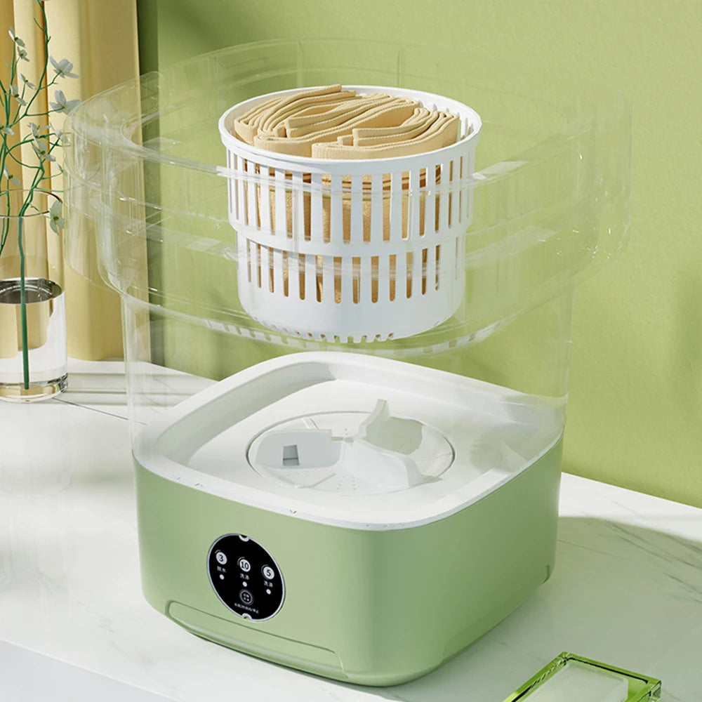 Folding Washing Machines. SUPER Portable & SUPER cute.