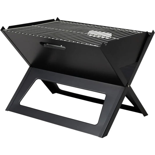 1pc Notebook BBQ Grill, Super easy Camp Cooking! Foldable & Easy Portability