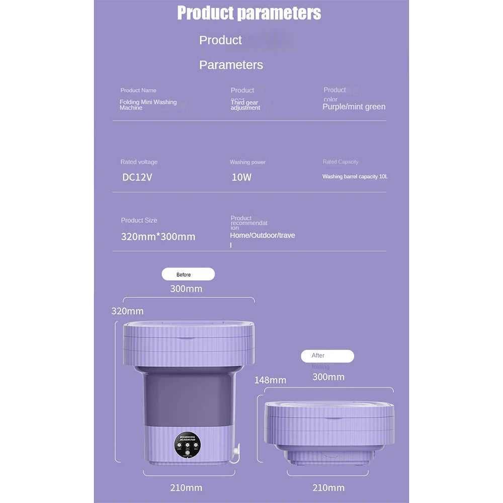 Folding Washing Machines. SUPER Portable & SUPER cute.