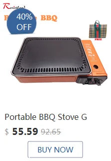 Camping Multi Gas Grill. Portable BBQ, Stove, Grill. Outdoor Stainless Steel