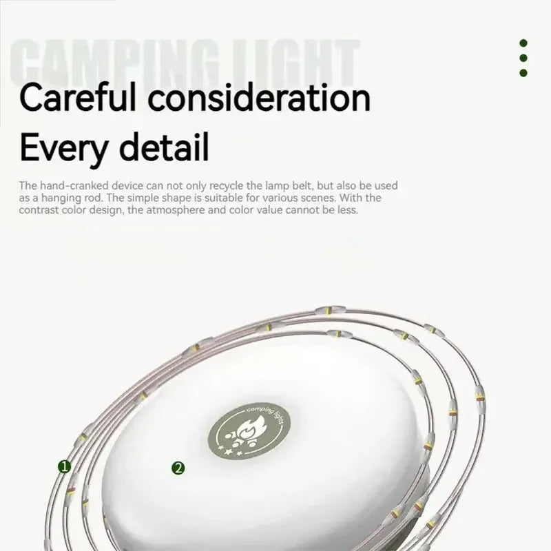 4 in 1 Camping String lights....... USB, Rechargeable Outdoor LED Flashlight