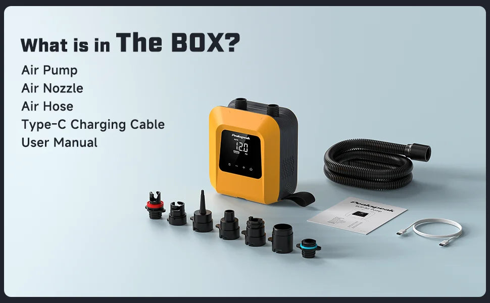 Electric SUP Air Pump with 20PSI & Rechargeable Battery!! SWEET!