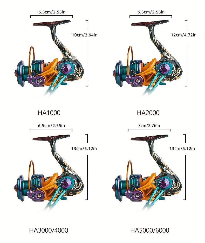 a High-Performance Spinning Reel Featuring a 5.2:1 Gear Ratio And a Maximum Drag of 8KG