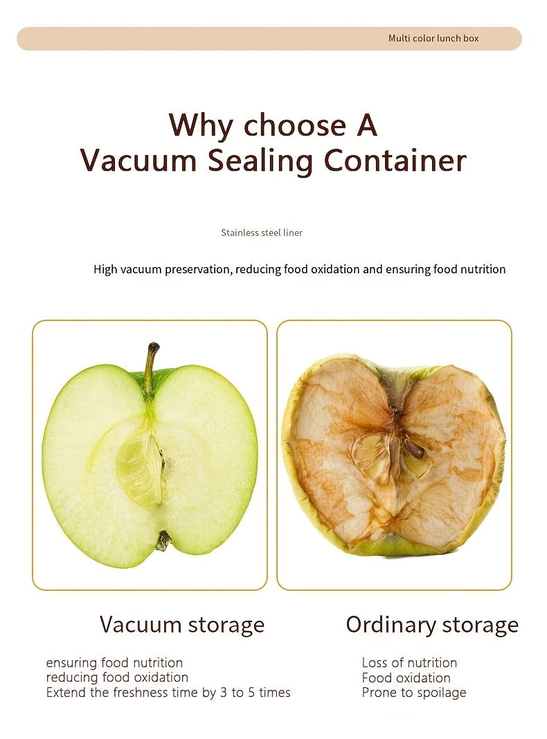 304 Stainless Steel Storage Containers with Clip-On Lids