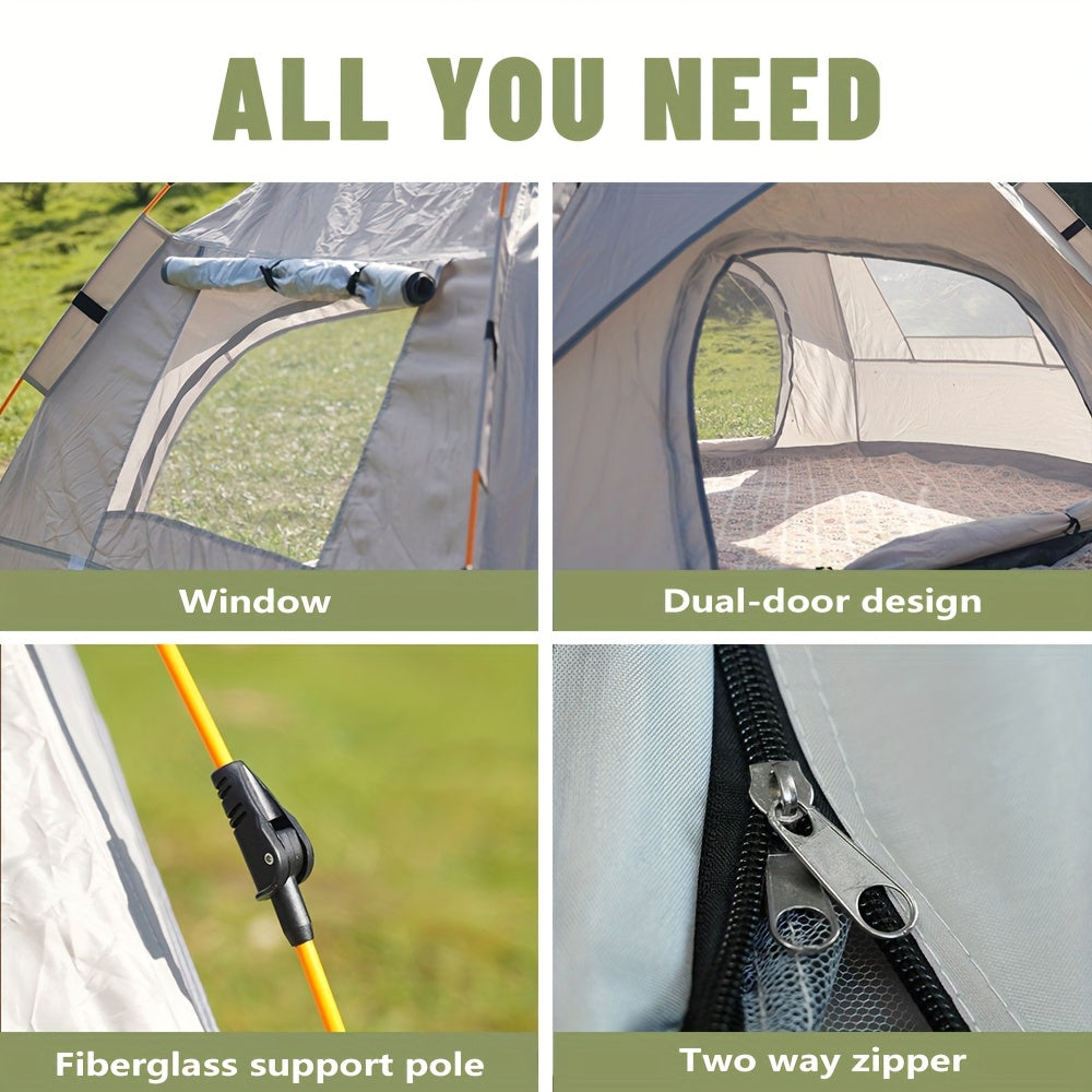 2 Person Automatic Tent | Windproof Lightweight