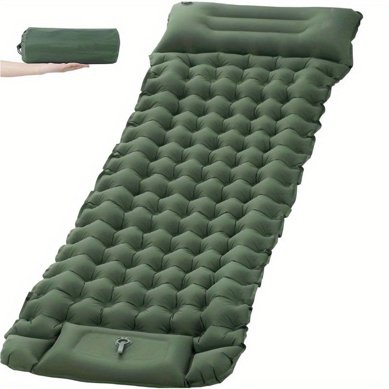 Camping Sleeping Pad with Foot Pump - Extra Wide and Thick