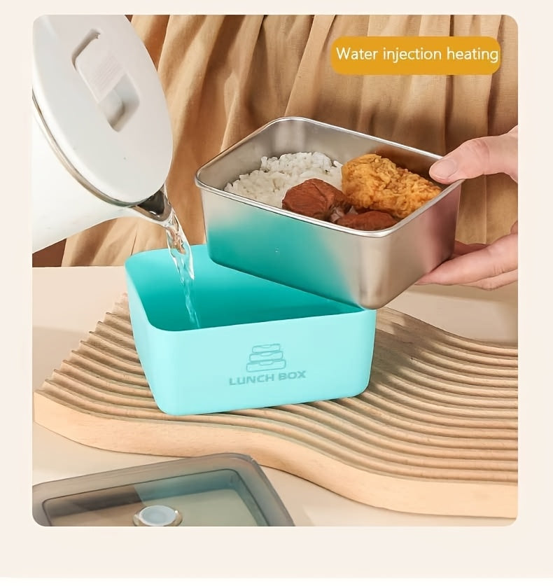 304 Stainless Steel Storage Containers with Clip-On Lids