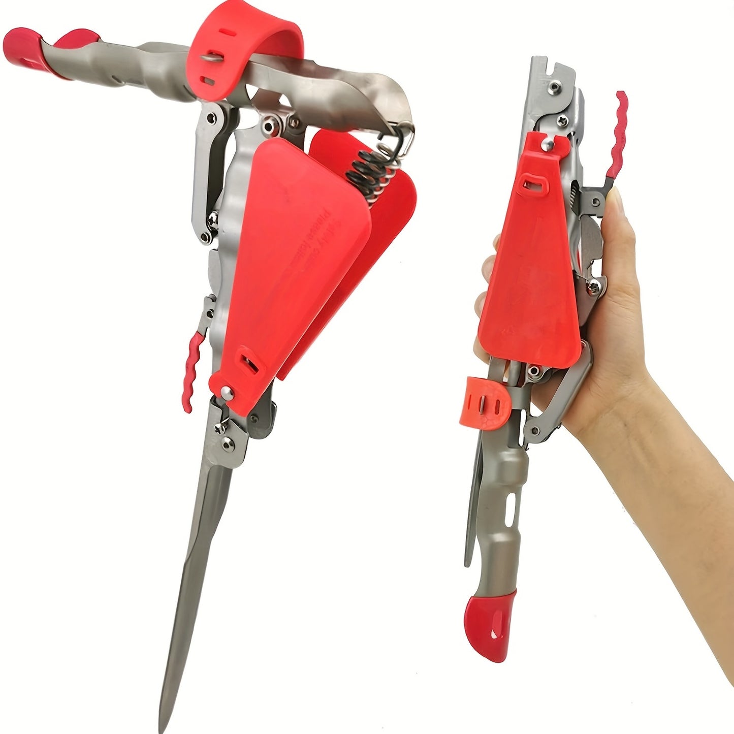 Stainless Steel Adjustable Fishing Rod Holder - Automatic Spring Action!!
