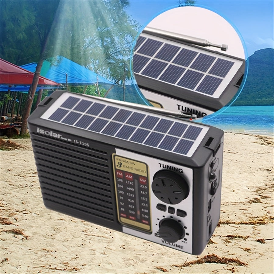 Portable Solar Radio | Digital Speaker MP3 Player | | Flashlight, Emergency Radio