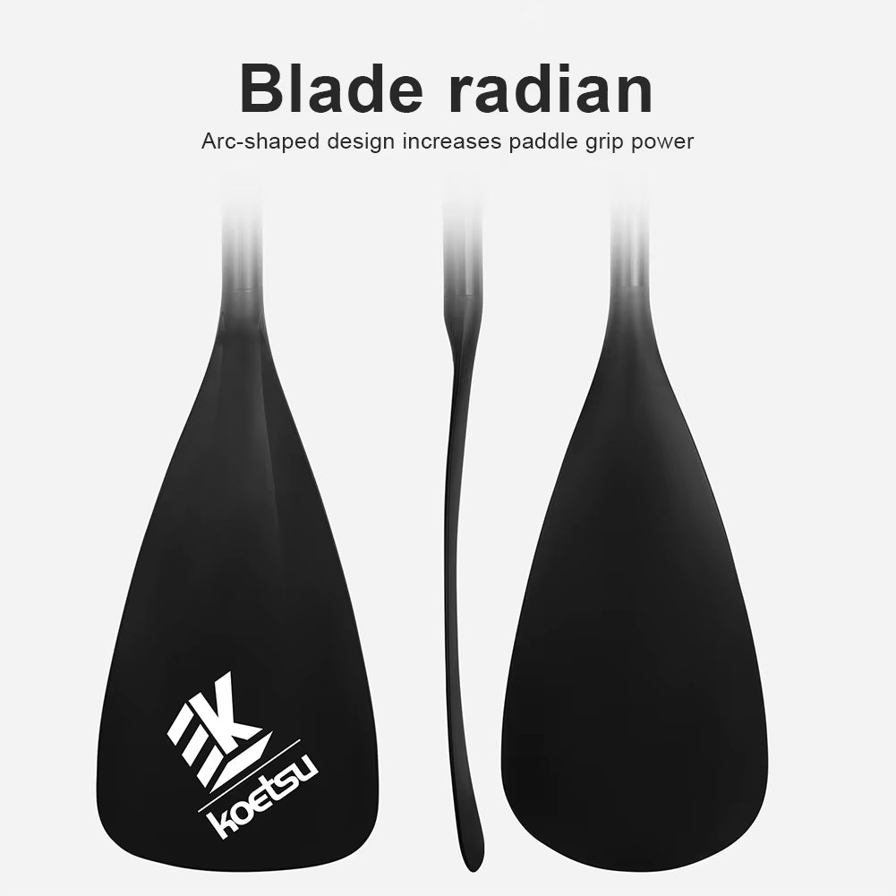 3-Piece Detachable SUP Paddle Adjustable Length Stand up Paddleboard Paddles Aluminum Alloy One Way Paddle for Canoe Kayaking
