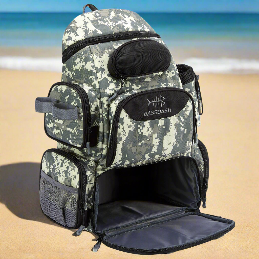 Fishing Tackle Backpack, Lightweight Tactical Tackle Box