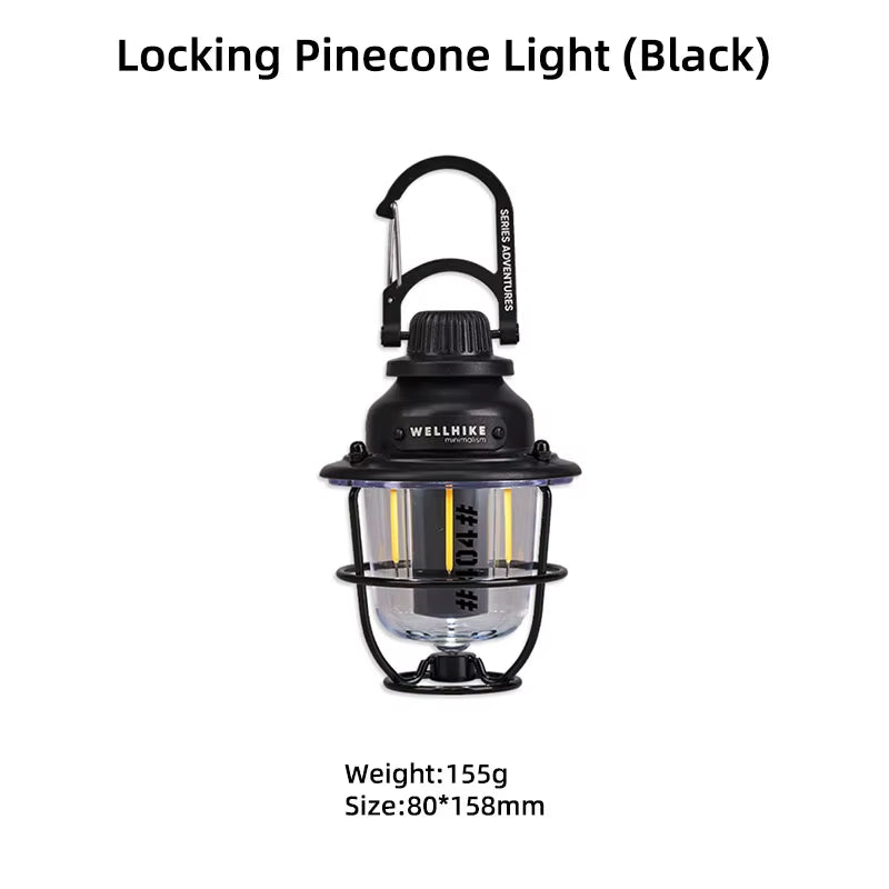 Outdoor Lock Loose Fruit Lamp Ultra -Long Closer -End Photos of the Camp Atmosphere Mini Lamp Multi -Gear Adjustment