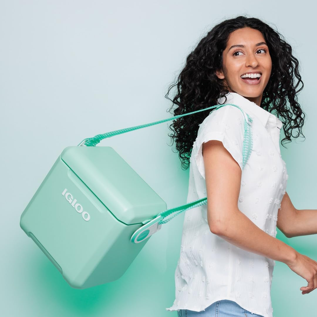 Teal 11 Qt Tag along Too Strapped Picnic Style Cooler