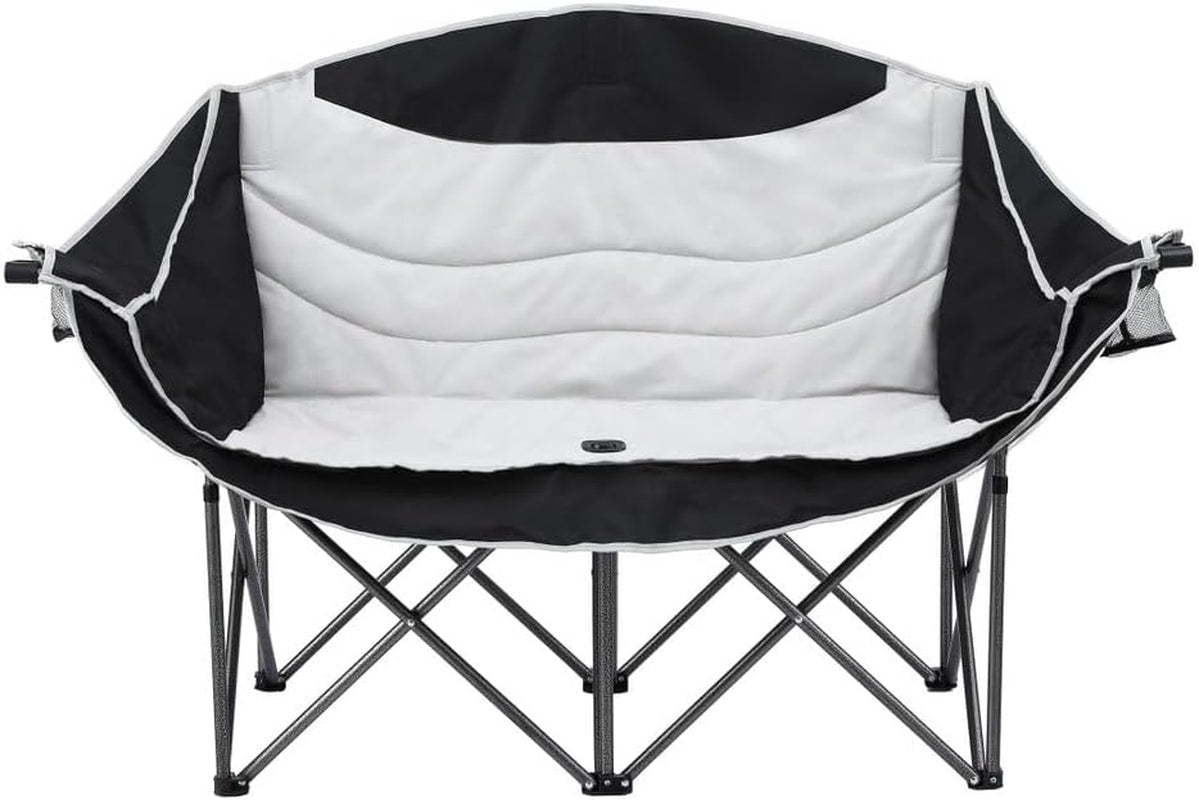 Camping Chair Double Folding Moon Chair Portable Seat 240KG