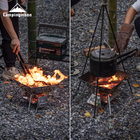 Large Folding Portable Stainless Steel Barbecue Grill BBQ Oven, Camping Picnic Grill Net, Barbecue Grill