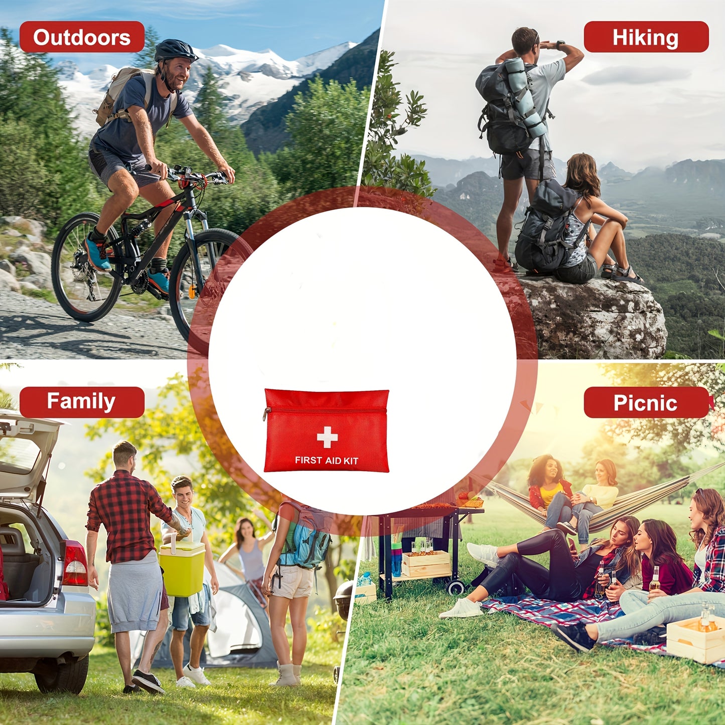 27pcs Ultimate Survival Tool Kit | Portable  Emergency Bag