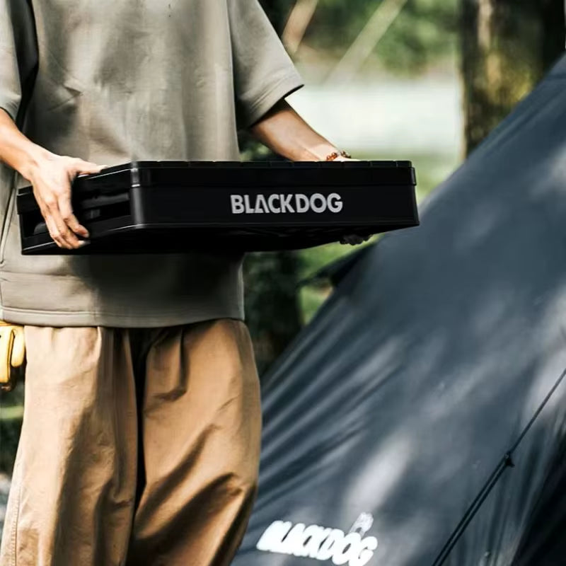 Blackdog Foldable PP Storage Box 60L Portable Outdoor Camping Picnic Self-Driving Car Storage Box Camping Equipment