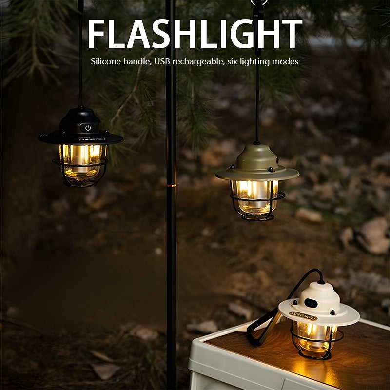 LED Handheld Lamp | USB Rechargeable for Fishing, Night Lighting