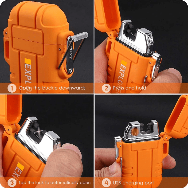 Arc Electric Plasma Lighters- USB Rechargeable & Flameless Windproof !!!