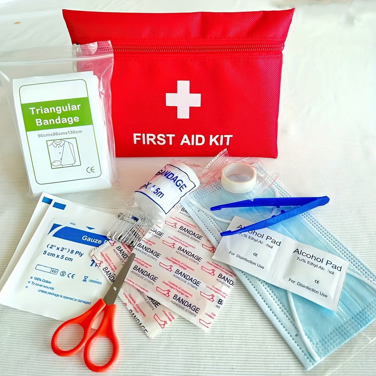 27pcs Ultimate Survival Tool Kit | Portable  Emergency Bag