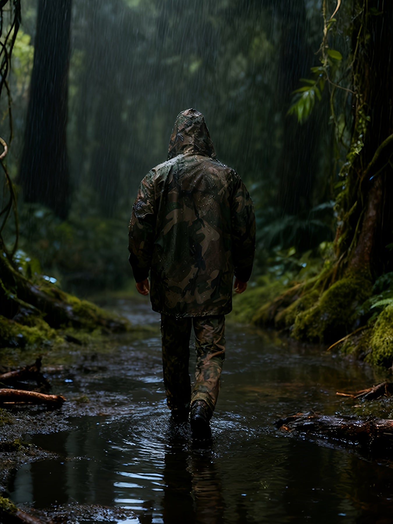 Top and Pants Raincoat Set ! windproof - Lightweight and Breathable + unisex