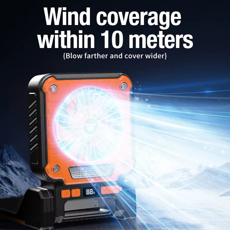 Outdoor Camping Fan Portable USB Tent Lighting LED Multifunctional Amazon Camping Solar Electric Fan