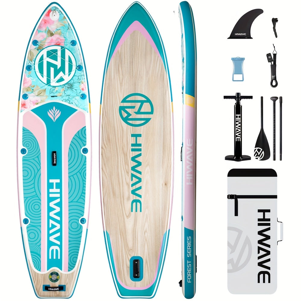 Waterproof Inflatable Paddle Sup Board 11'x34''x6''
