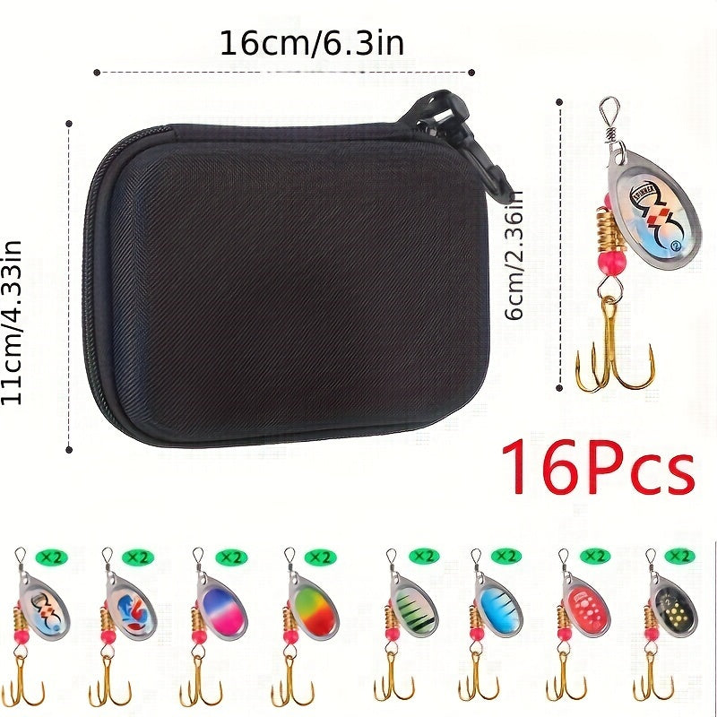 16pcs Rotating CELTA SPINNERS!