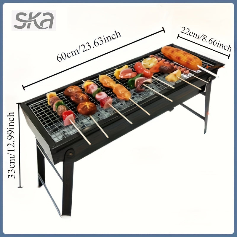 Compact And Collapsible Barbecue Grill