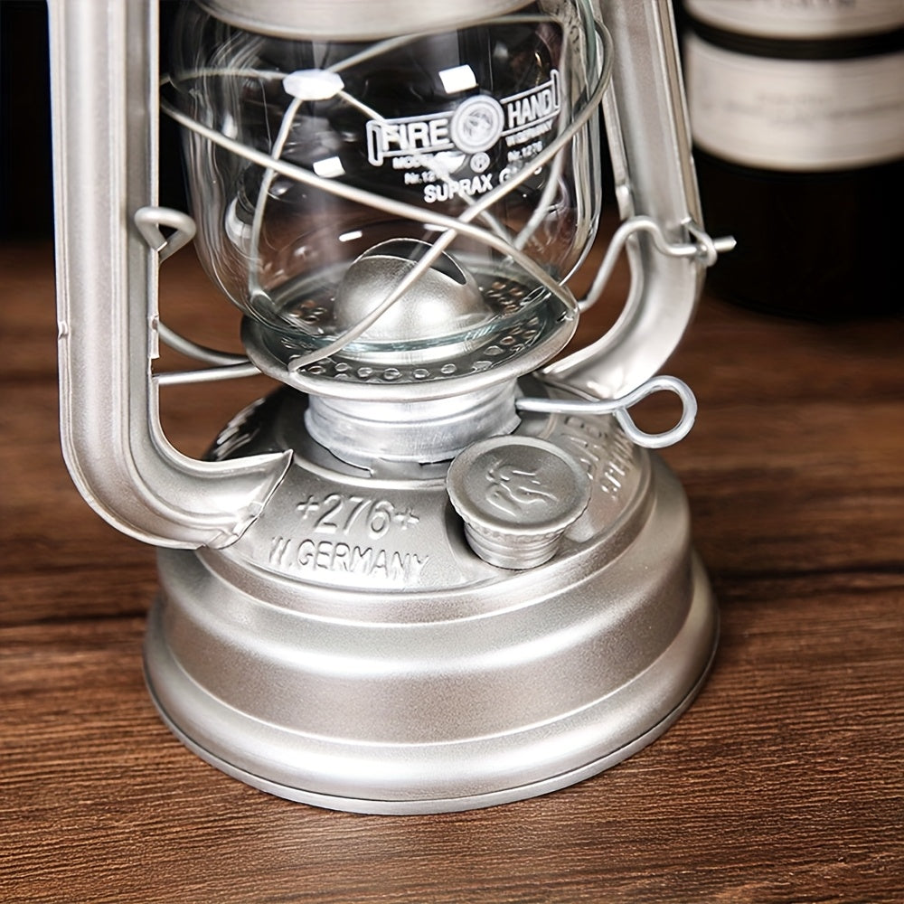 2 X Retro Outdoor Fuel Lamps - Matte Metal Finish - Add nostalgia to your Camping trip