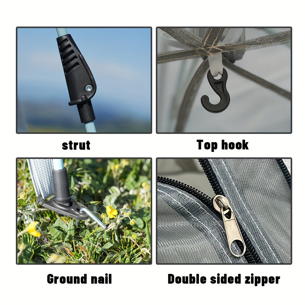 Instant Pop-Up Camping Tent, Lightweight & Super Portable for Backpacking Hiking