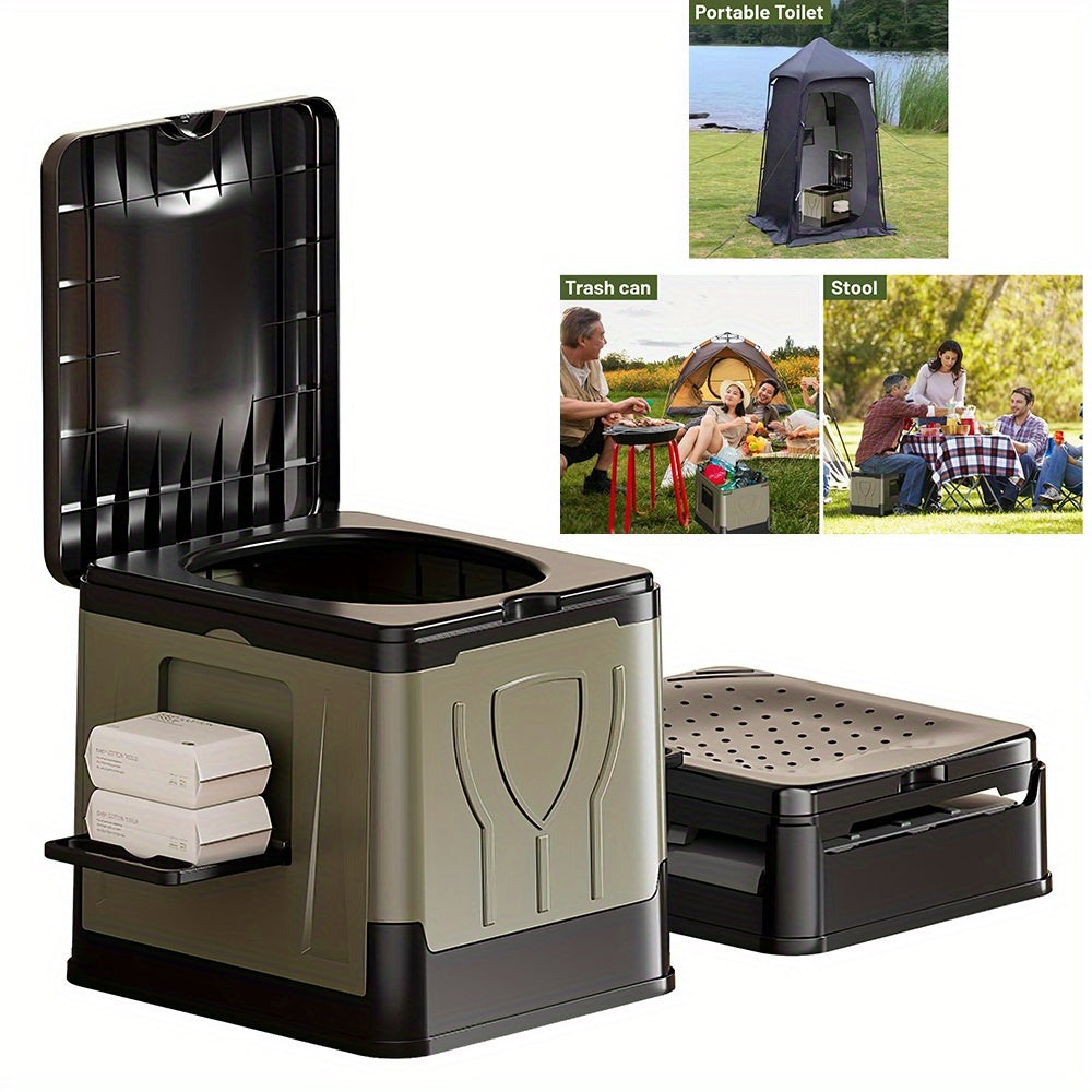 30L Foldable Portable Toilet, Compact & Portable