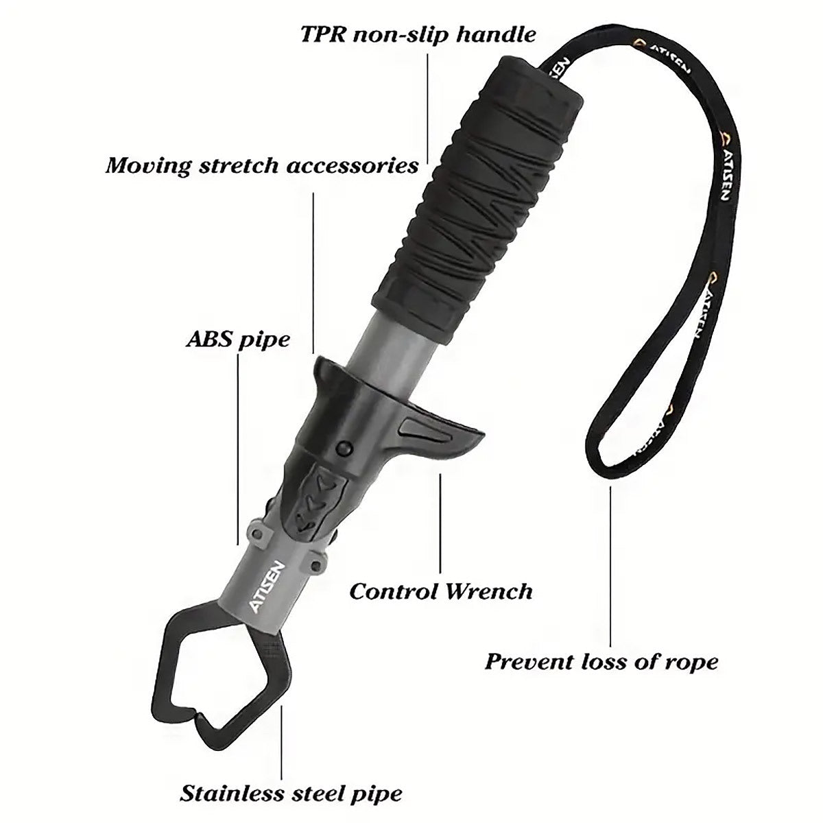 2pcs Durable Stainless Steel Fishing Pliers - Essential Tool for Easy Fish Control and Outdoor Fishing