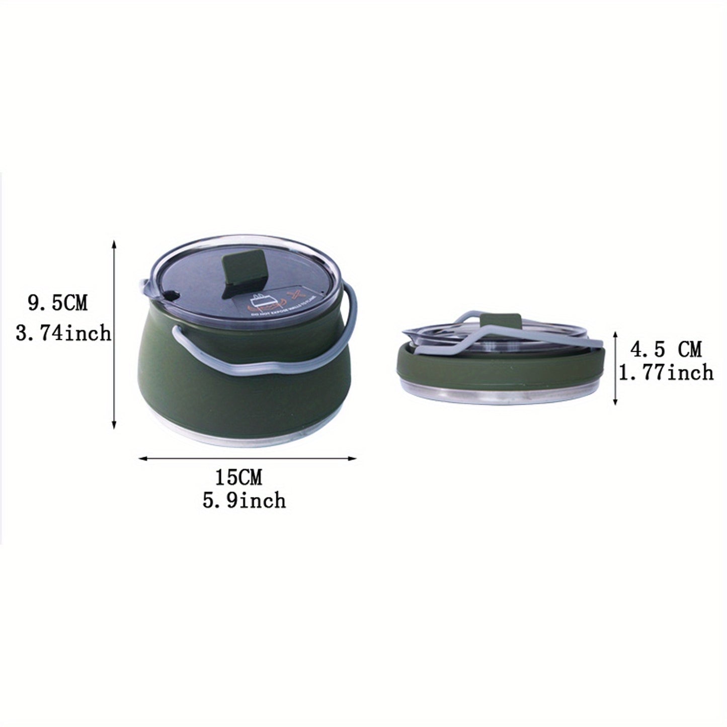 Silicone Folding Kettle | Lightweight & SUPER Portable