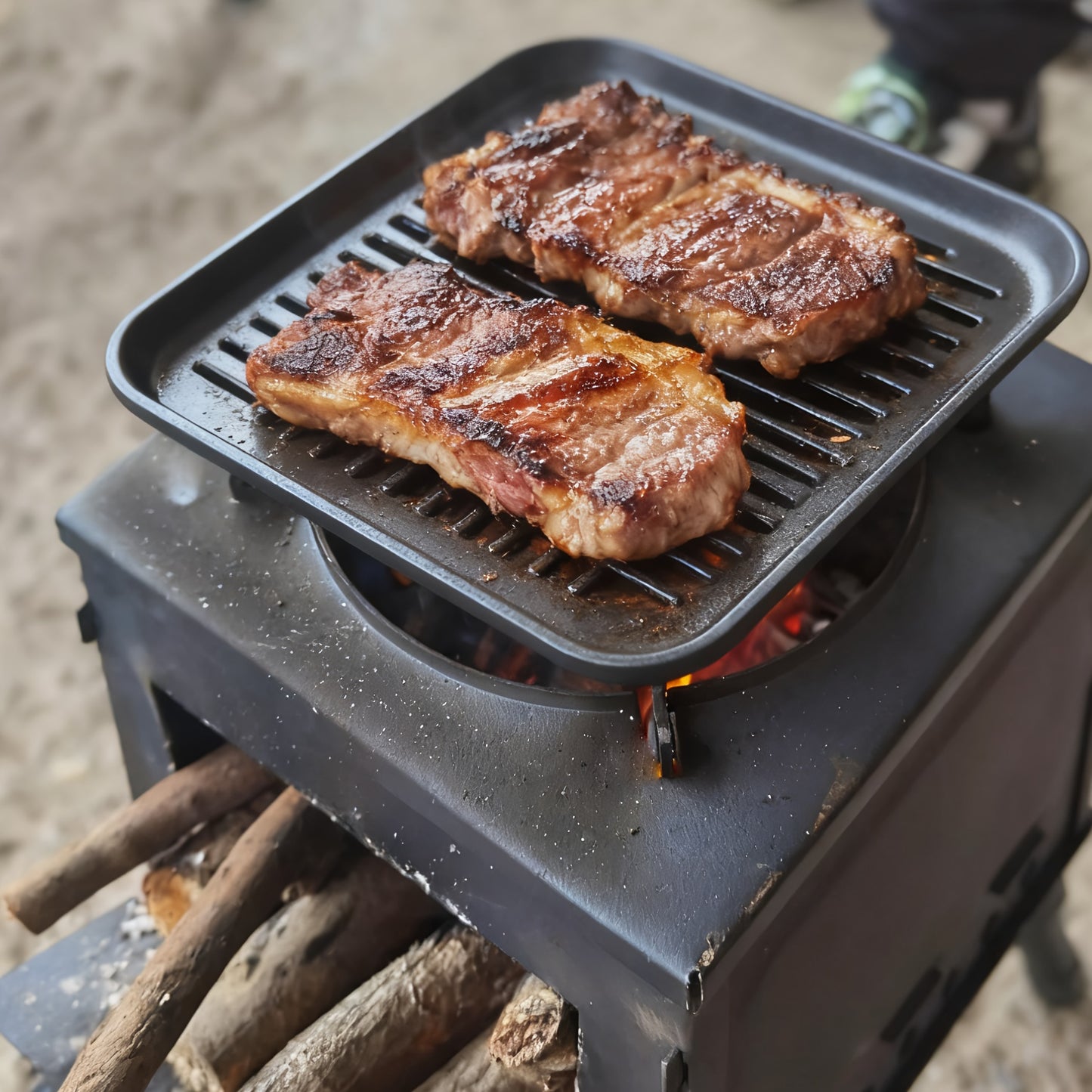 Outdoor Camping Folding Portable Firewood Stove