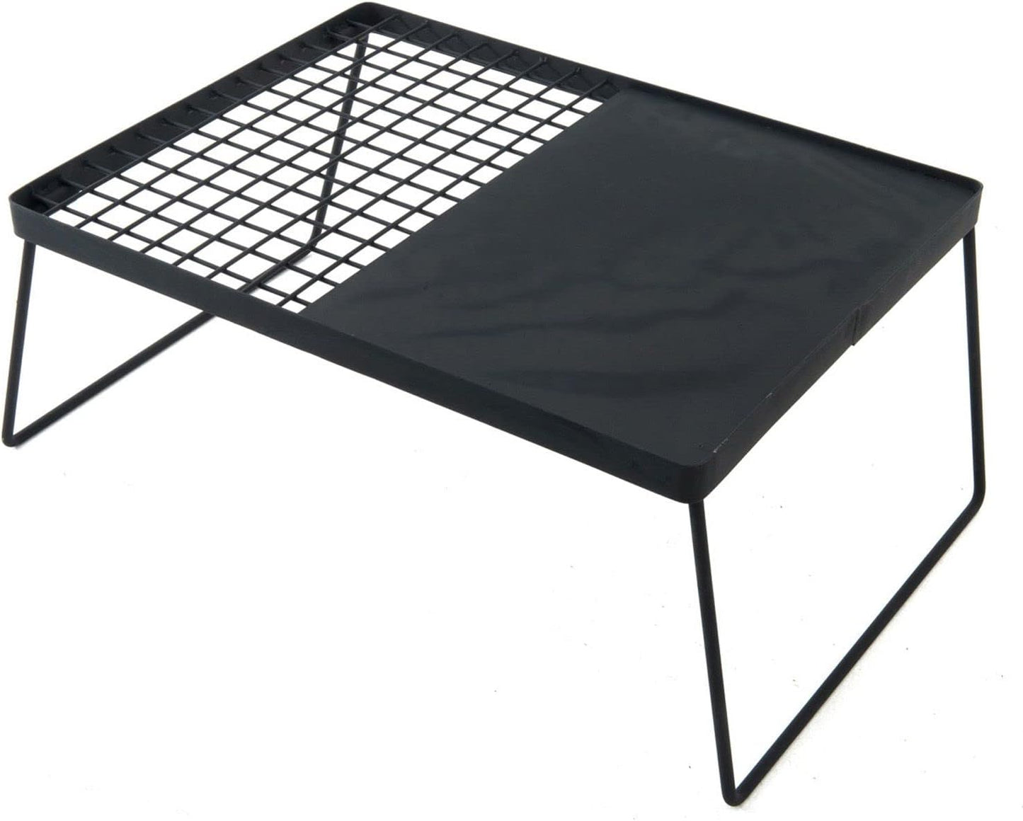 BBQ Plate Folding Portable Hotplate Camping Grill Coated Steel