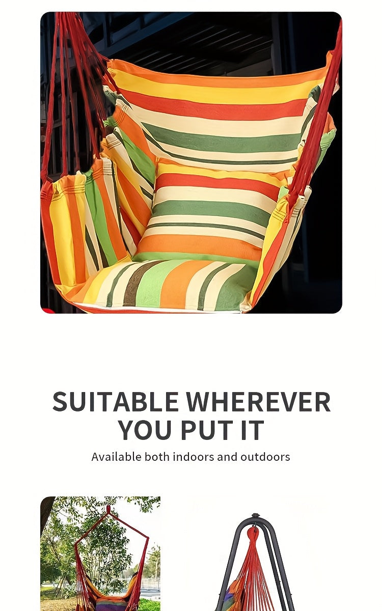 Hammock Hanging Chair With Double Pillows Included, Capable Of Bearing 200kg!!!