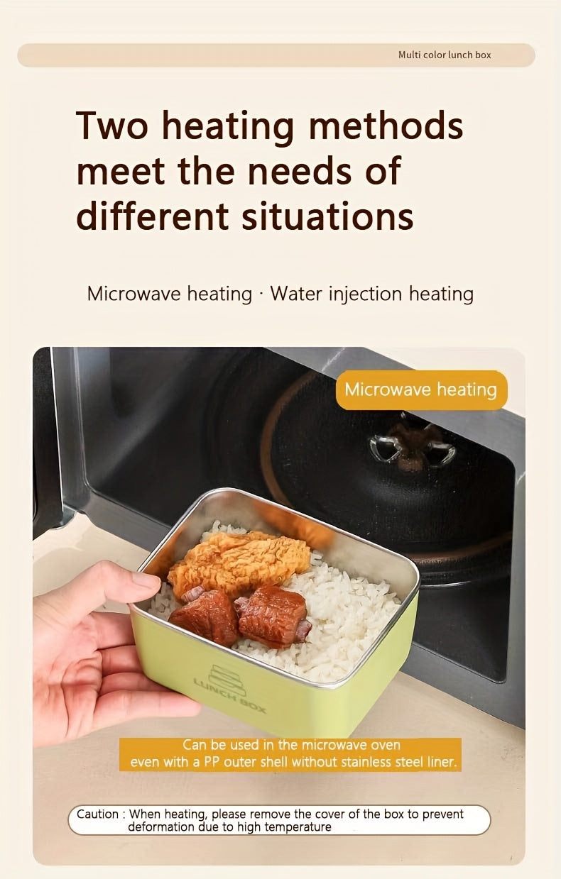 304 Stainless Steel Storage Containers with Clip-On Lids