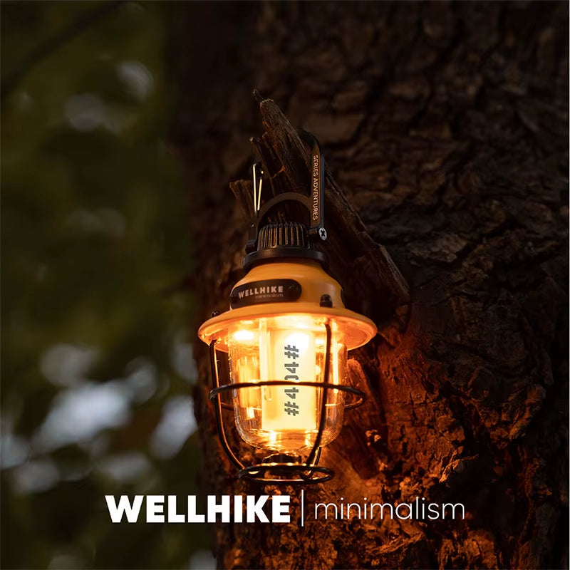 Outdoor Lock Loose Fruit Lamp Ultra -Long Closer -End Photos of the Camp Atmosphere Mini Lamp Multi -Gear Adjustment