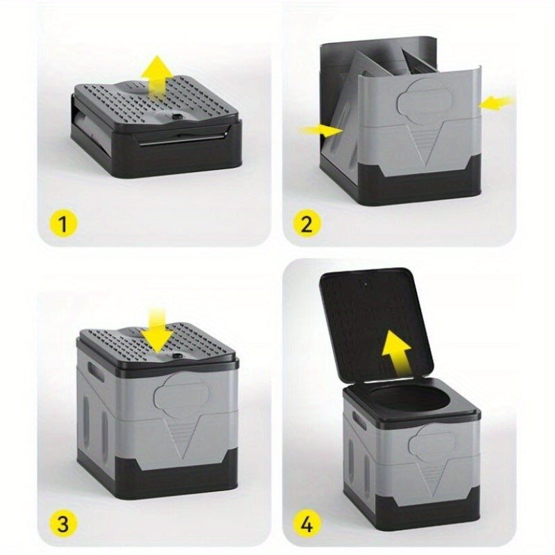 Portable Efficient Hygienic Outdoor Folding Toilet