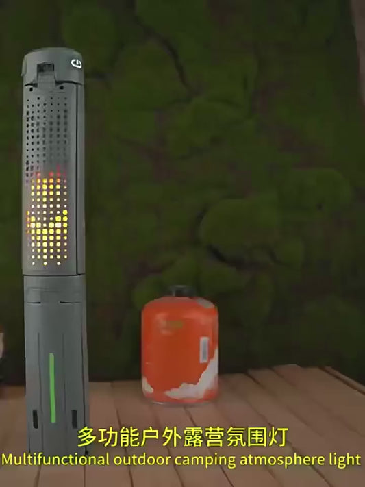 Rechargeable Outdoor Portable Hiking Camping Fishing Flashlight - Telescopic